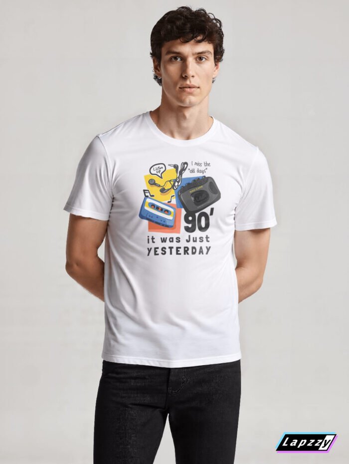 90s Recorder Unisex White Tee