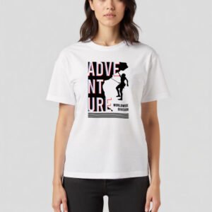 Adventure Unisex White Tee