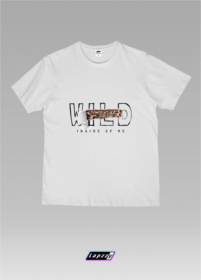 Animal Print Wild Unisex White Tee