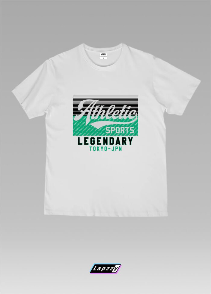 Athletic Sport Unisex White Tee