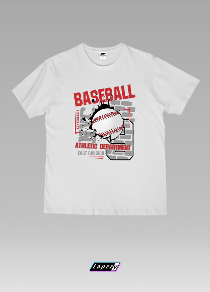 Baseball Athletic Department Unisex White Tee