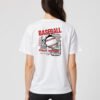 Baseball Athletic Department Unisex White Tee