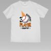 Baseball Player Unisex White Tee