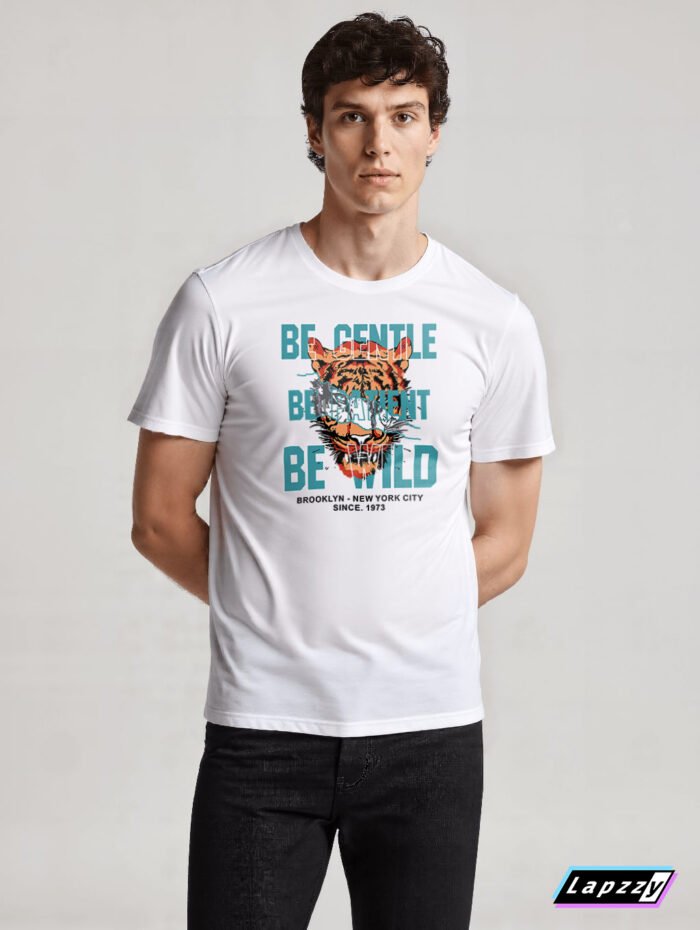 Be Gentle Be Wild Unisex White Tee