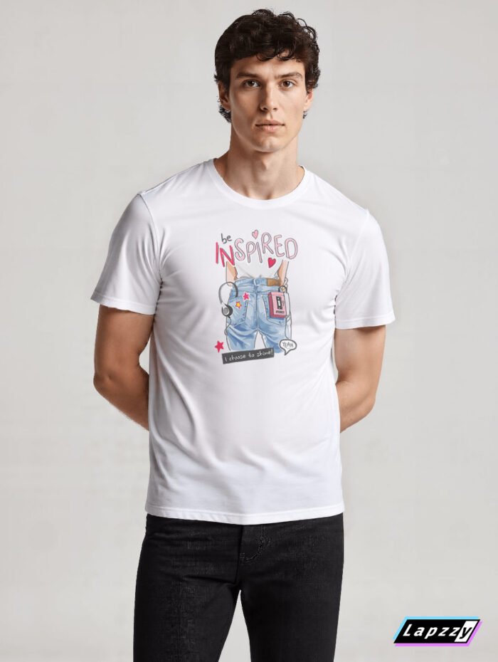 Be Inspired Unisex White Tee