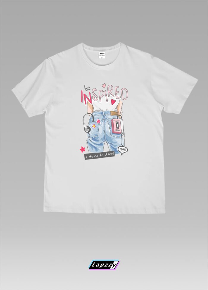 Be Inspired Unisex White Tee