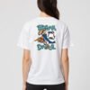 Break Dance Tiger Unisex White Tee