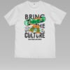 Bring The Culture Skate Boarding Unisex White Tee