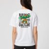 Bring The Culture Skate Boarding Unisex White Tee