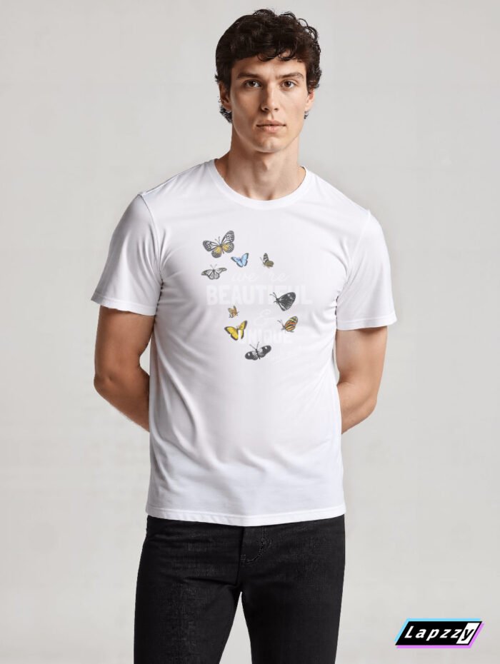 Butterfly Chill Unisex White Tee