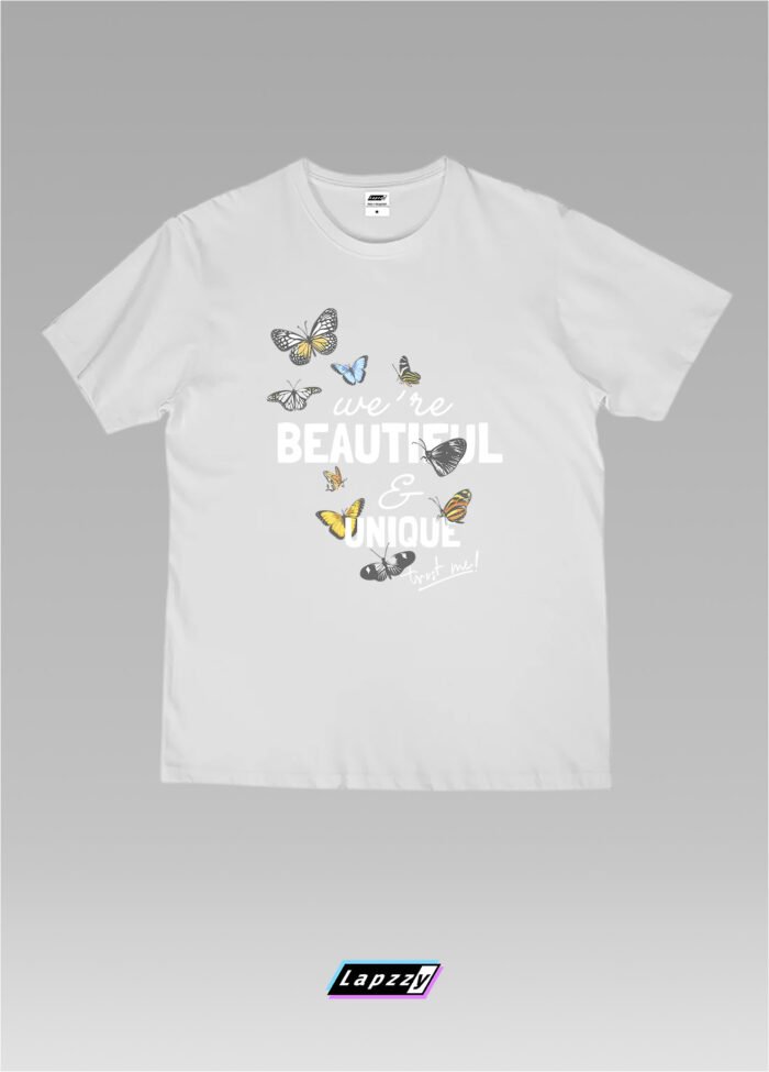Butterfly Chill Unisex White Tee