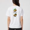 Car With Surfboard Unisex White Tee