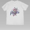 Classic Rose Chill Unisex White Tee