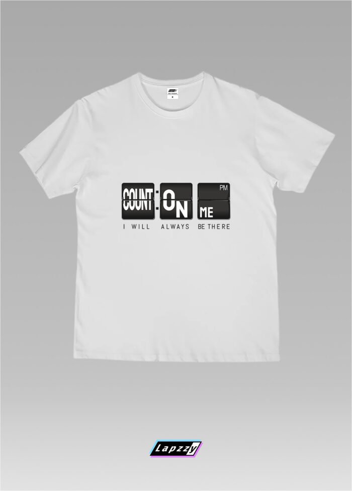 Count On Me Unisex White Tee