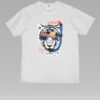 Diving Tiger Unisex White Tee