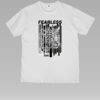 Fearless Leopard Unisex White Tee