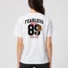 Fearless Tiger 89 Unisex White Tee
