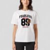 Fearless Tiger 89 Unisex White Tee
