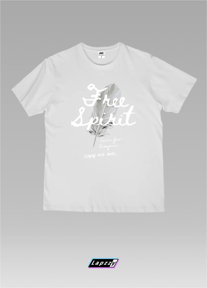 Feather Chill Unisex White Tee