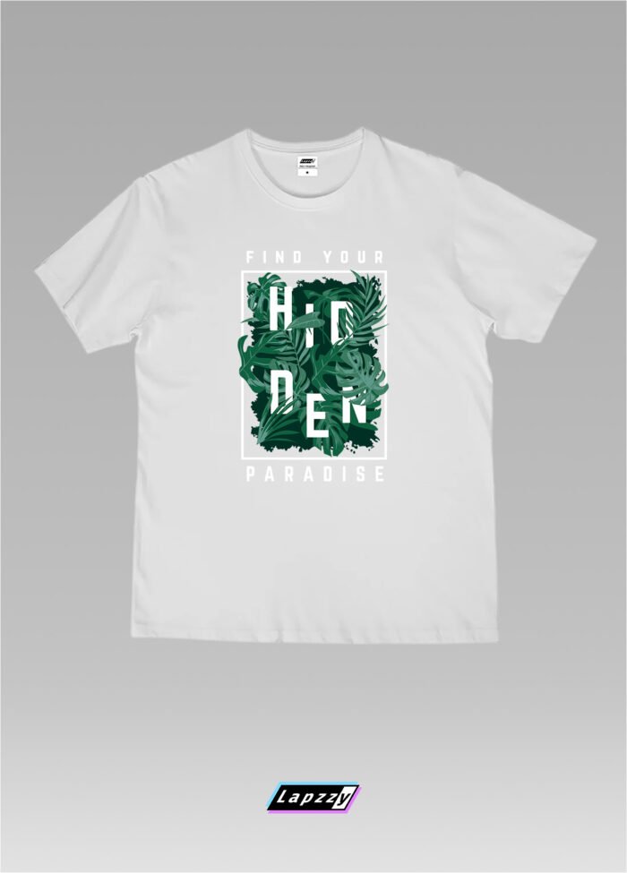 Find Your Hidden Paradise Unisex White Tee