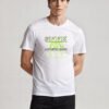 Geek Natural Born Unisex White Tee