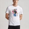 With Jeans Unisex White Tee