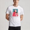 With Sunglasses Unisex White Tee