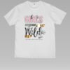 Girls Are Wild Flower Unisex White Tee