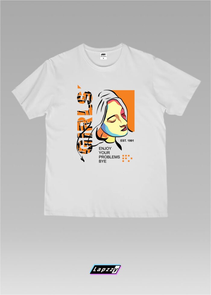 Girls Unisex White Tee