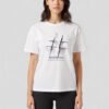 Hashtag Unisex White Tee