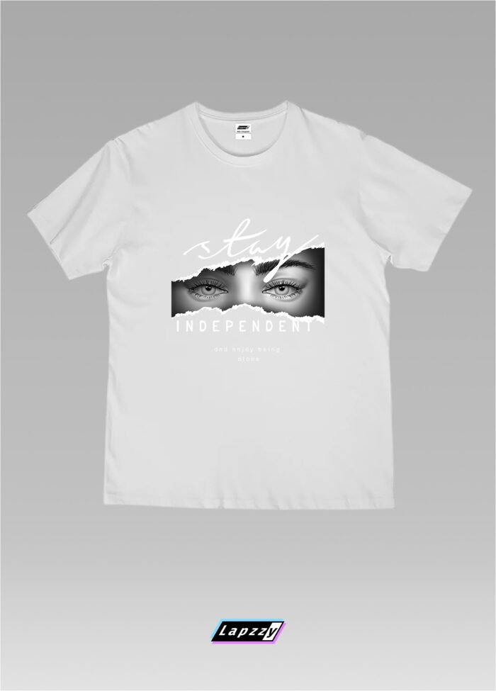 Independent Eyes Unisex White Tee