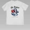Japanese Shark Style Unisex White Tee