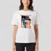 Jump Skateboard Unisex White Tee