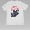 Keep On Riding Unisex White Tee