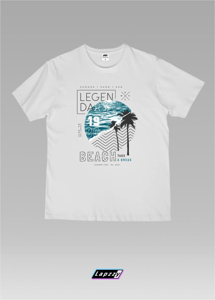 Legendary 1989 Beach Unisex White Tee
