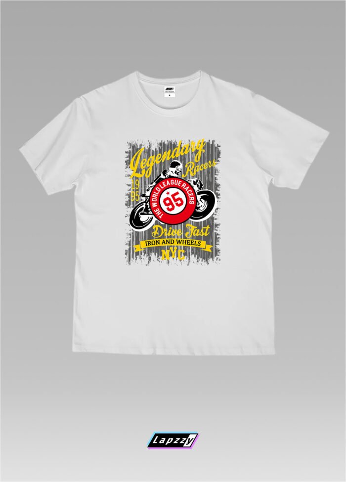 Legendary Rider Unisex White Tee