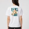 Lets Ride Unisex White Tee