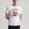 Lets Rocl Unisex White Tee