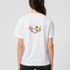 Live Simple Life Flowers Unisex White Tee
