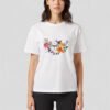 Live Simple Life Flowers Unisex White Tee
