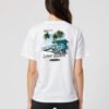 Long Beach Chilling House Unisex White Tee