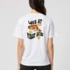 Love At First Bite Unisex White Tee