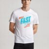 Move Fast Unisex White Tee