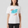 Move Fast Unisex White Tee
