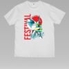 Music Festival Unisex White Tee