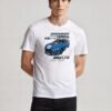 Mustang Street Race Unisex White Tee
