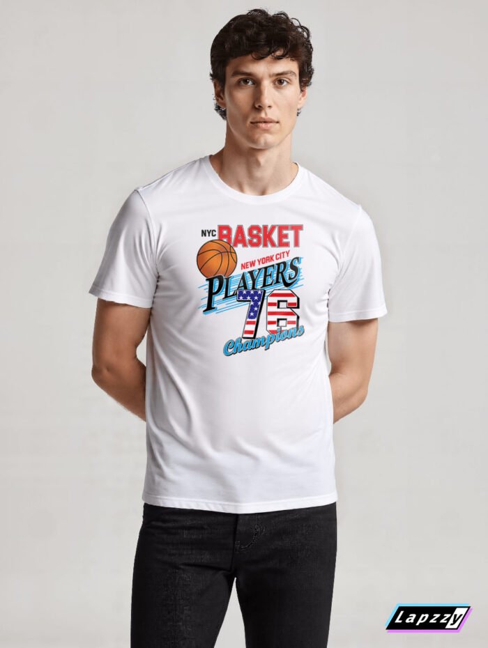 Nyc Basketball Unisex White Tee
