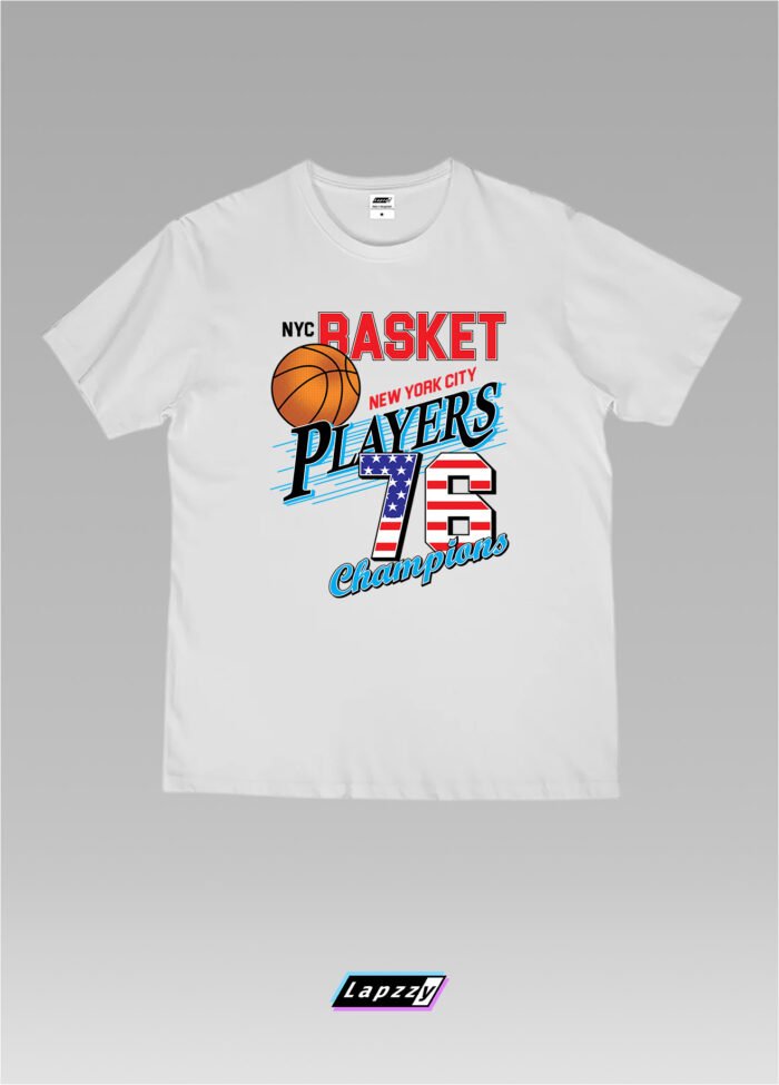 Nyc Basketball Unisex White Tee