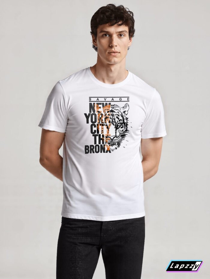 Nyc The Bronx Unisex White Tee