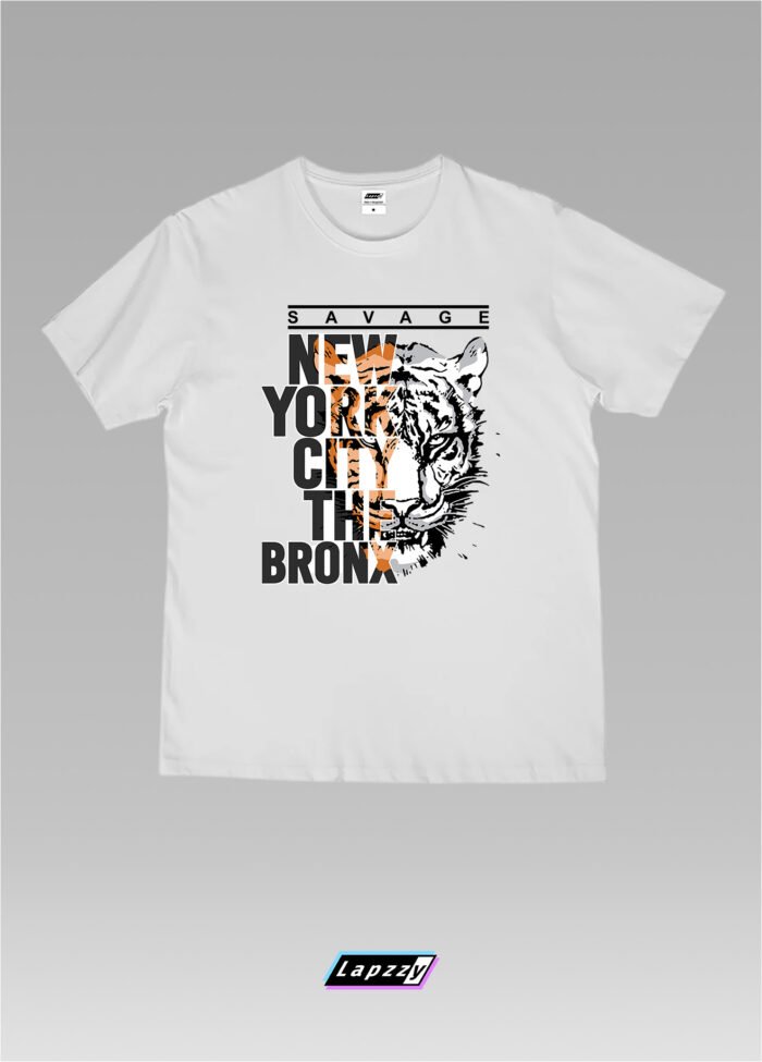 Nyc The Bronx Unisex White Tee